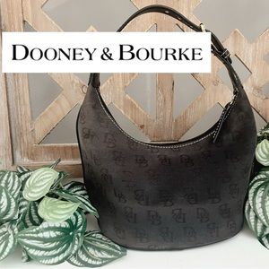 SOLD DOONEY AND BOURKE vintage black Purse handbag